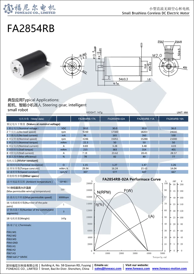 2854rb28mmマイクロコアレスブラシレスDC電気モーター.webp