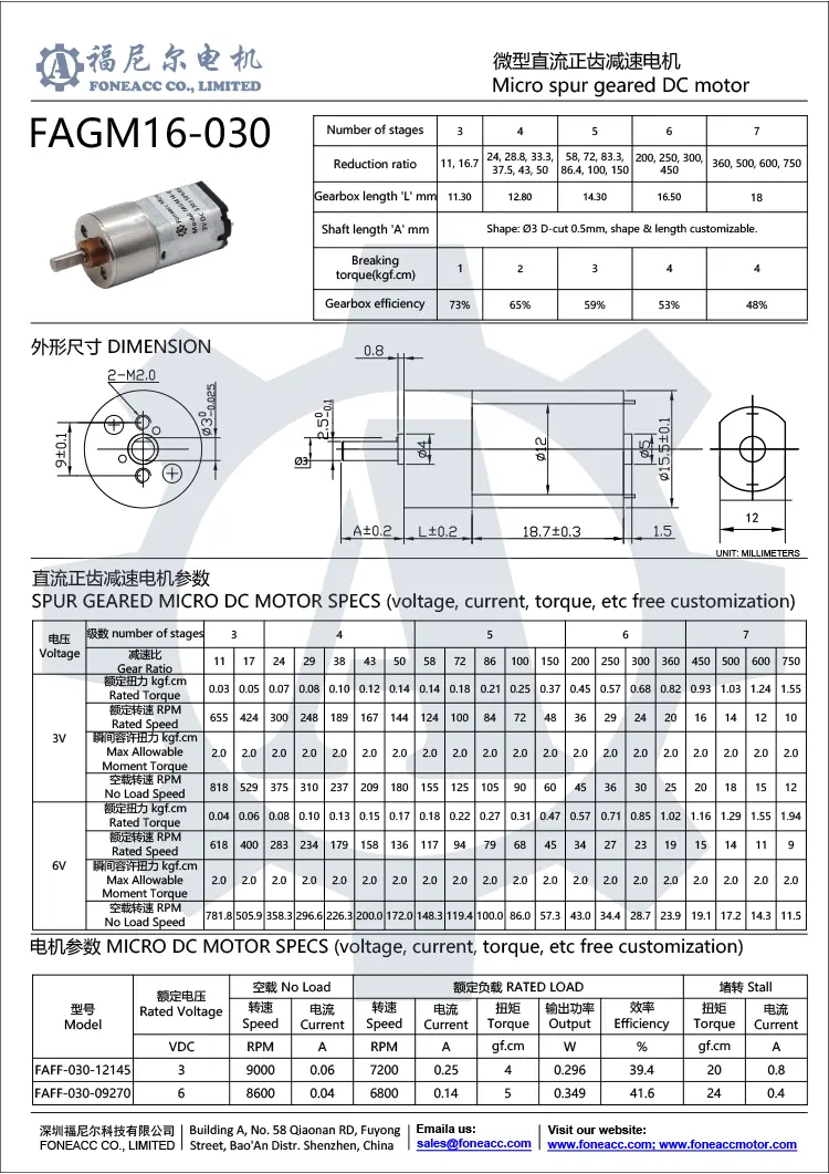 gm16-030 16mmスモールスパーギアヘッドDC電気モーター.webp