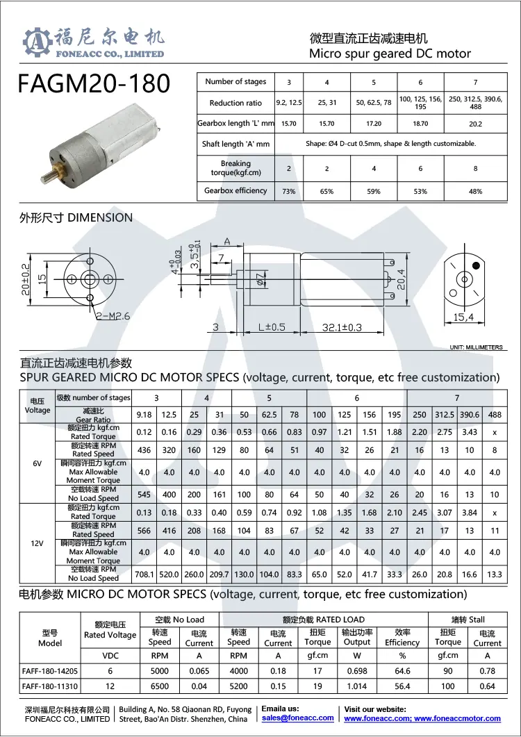 gm20-18020mmスモールスパーギアヘッドDC電気モーター.webp